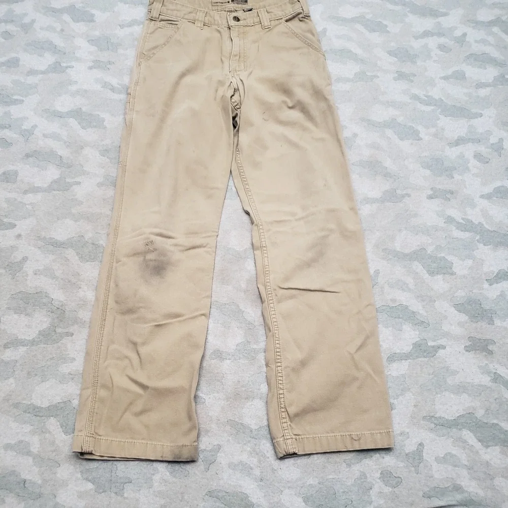 Carhartt Pants Mens 30x32 Tab Relaxed Fit Pockets Straight Leg Workwear Outdoors